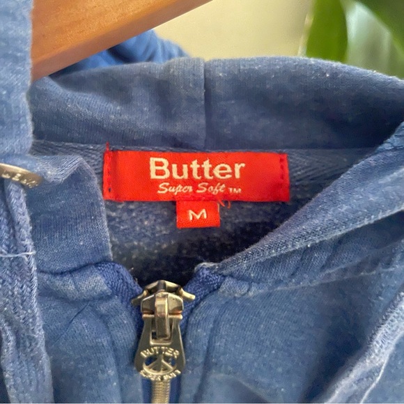 Butter Zip Front Sunflower Super Soft Hoodie Sweatshirt - Medium - Picture 3 of 9